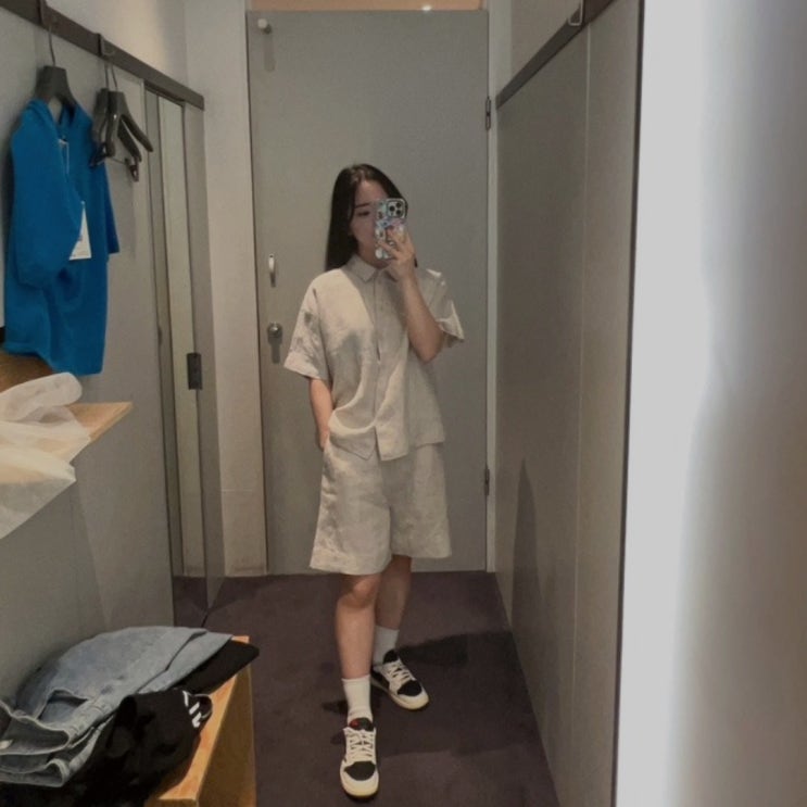 COS 코스 린넨 소재 여름 여자 셋업 COS 코스 린넨 소재 여름 여자 셋업