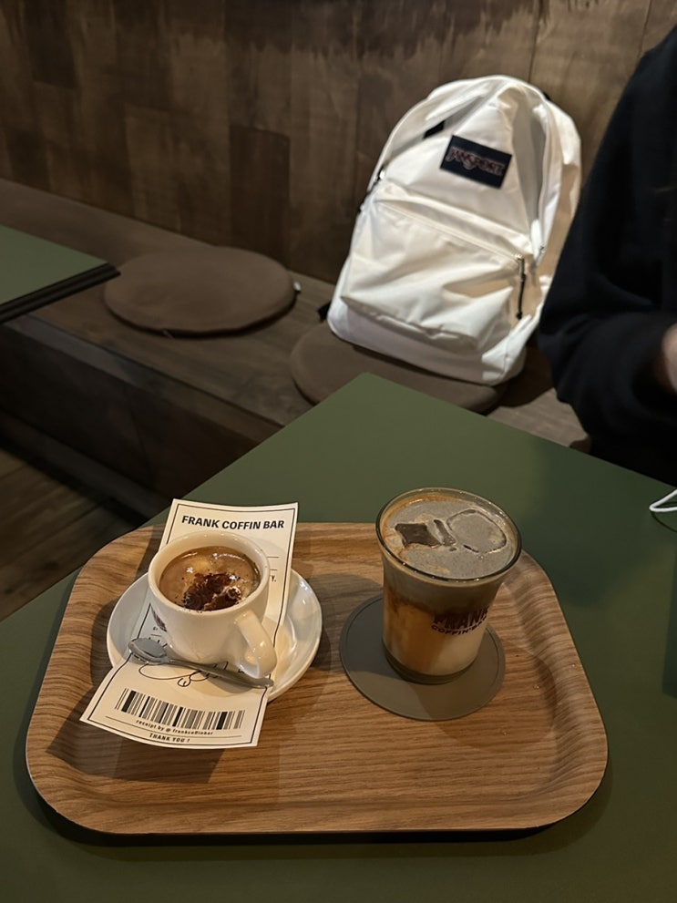  에스프레소 맛집 광주 상무 프랭크커핀바 분위기도 좋아