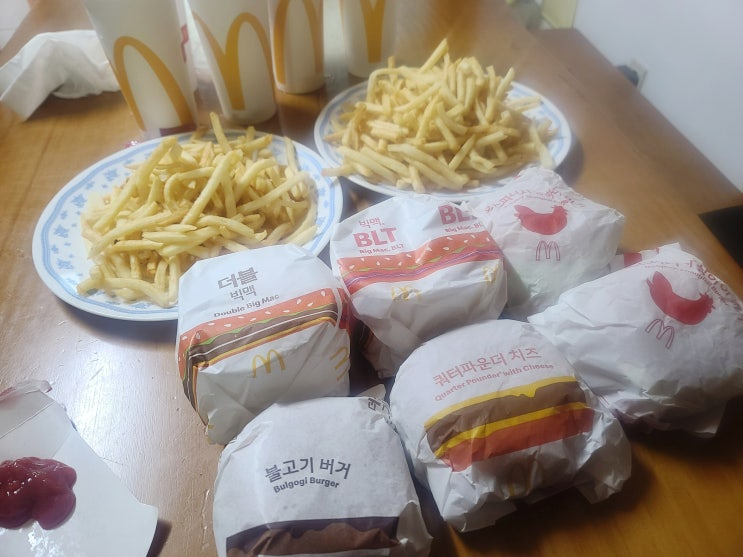  맥도날드 덕후 더블빅버거 빅맥 BLT 재출시 광명소하DT점 드라이브스루 이용