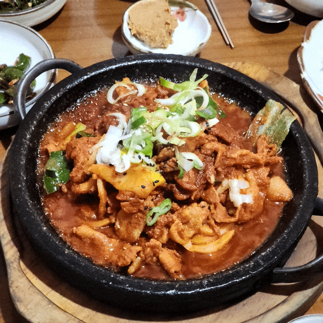  일곡동 한정식 행랑채 제육볶음 정식 내돈내산 후기