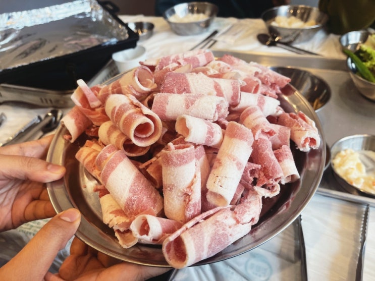  다산 고기집 가성비 좋은 삼겹살과 밑반찬 조합 박명수의 냉철한삼겹