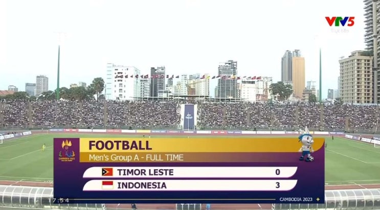  동남아시안게임(SEA Games) 남자축구 A조 3차전