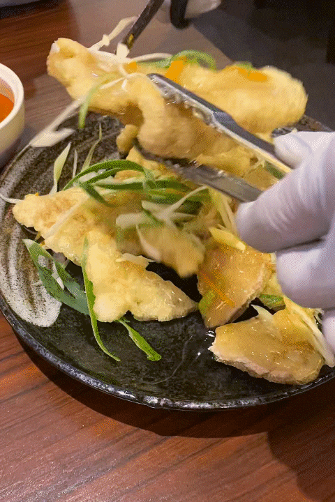  판교 현대백화점 신승반점 : 찹쌀탕수육과 가지덮밥 먹음