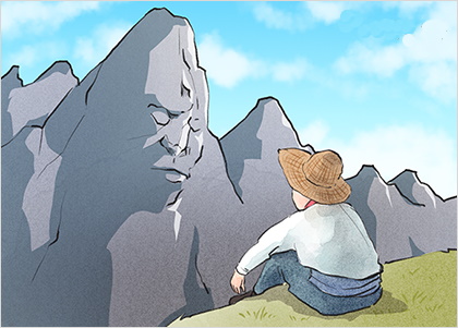 큰 바위 얼굴 큰 바위 얼굴
