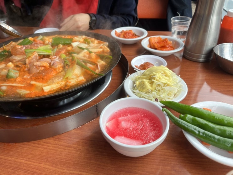 [인천/서구] 석남역 물닭갈비 맛집, 아랜역물닭갈비 본점_내돈내산