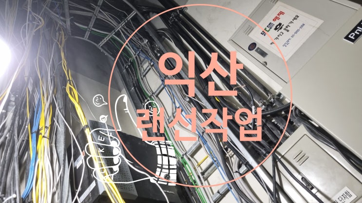  익산 교육 문화회관 LAN 네트워크 작업 랜공사 했어요.