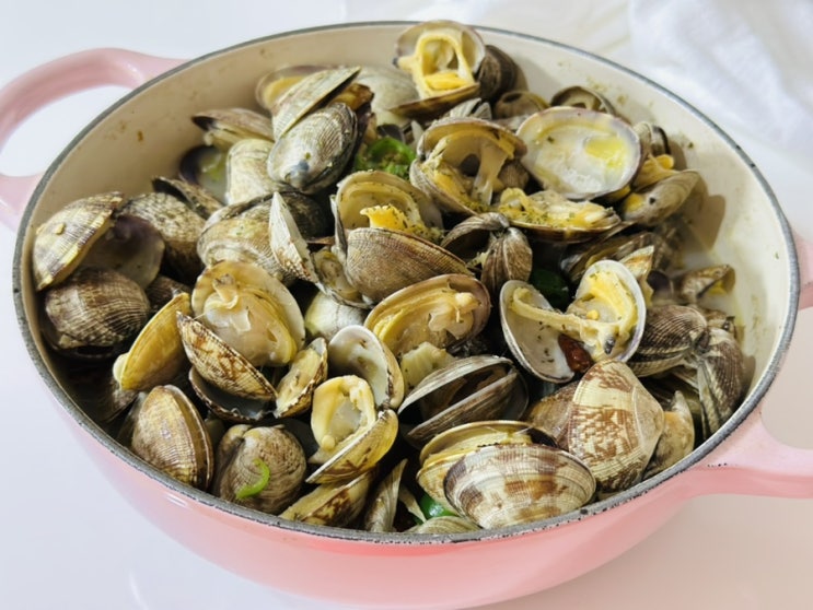 바지락 술찜 레시피 캔맥주로 고급스러운 바지락 요리 만들기 초간단 맥주 안주 바지락 요리