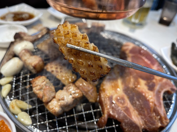  무한리필 셀프바 가족식사 인기 명륜진사갈비 정관점