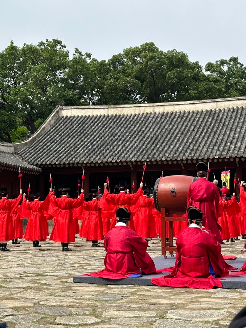 종묘제례악 관람 후기 - 제례 악기 / 팔일무의 보태평 문무와 정대업 무무 : 네이버 블로그