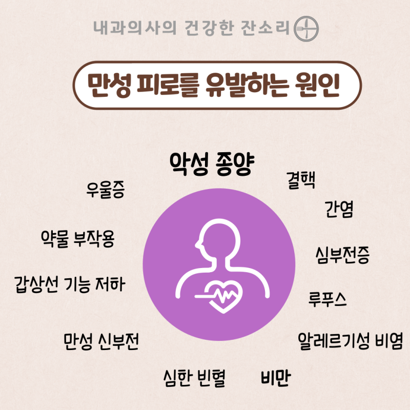 만성피로, 우울증, 인지장애, 라이프게이트 기능장애 등의 원인이 될 수도 있습니다. 3