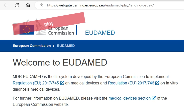  EUDAMED 등록 매뉴얼 및 오류시 안내