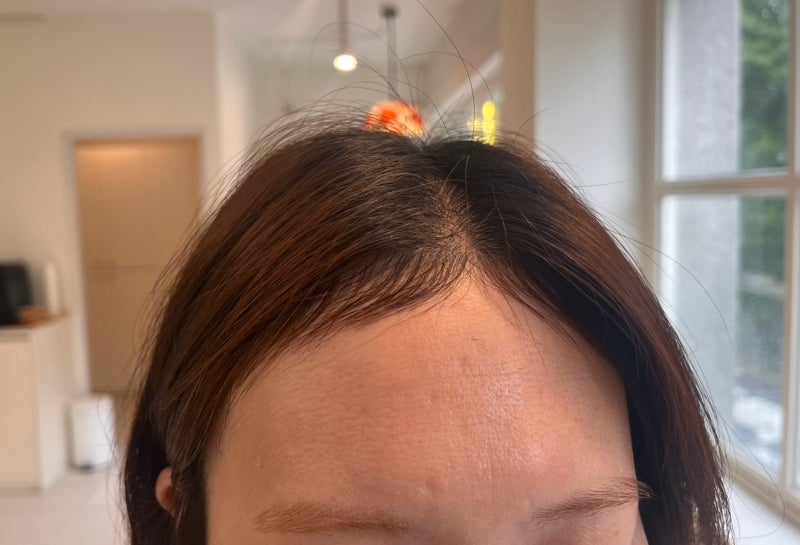 부산 전포동 서면 헤어살롱, 부산 브러싱 펌용 M자형 이마커버, '엉덩이머리, 이마라인 보정' _ 태희 얼굴형에 따른 다양한 브러싱! 3