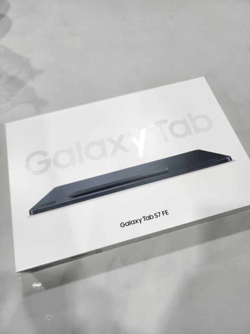 삼성 갤럭시탭S7 FE 128g 미스틱블랙 간단 개봉기 가성비 최고의 태블릿PC
