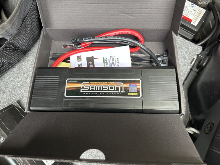 슈퍼커페시터 100F 장착. 슈퍼커페시터 100F 장착.