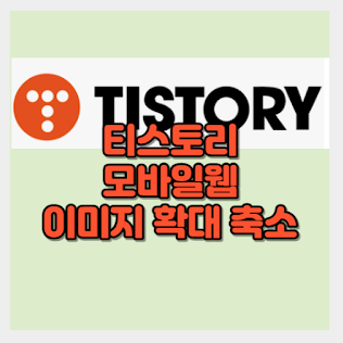  티스토리 블로그가 모바일에서 이미지 확대/축소 안되는 원인과 수정 방법