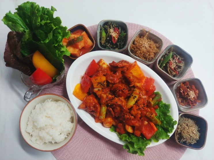  닭갈비택배 준다식품 양념닭갈비