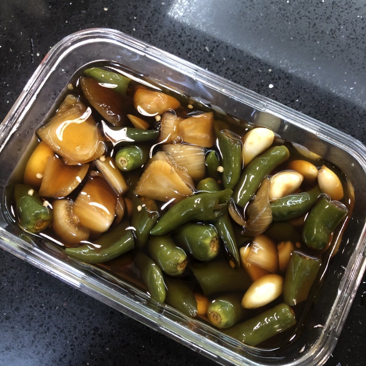  모듬장아찌 굳센농부 반찬맛집 밥도둑 킹정