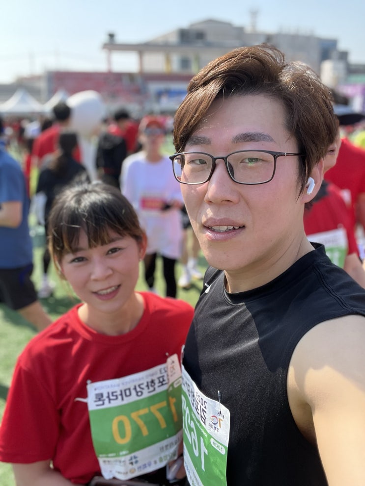 짱꾜의 생애 첫 마라톤 대회, 제11회 김포한강마라톤 10km 완주! 친누나와의 건강해지자는 두번째 약속을 지켜 냈습니다.