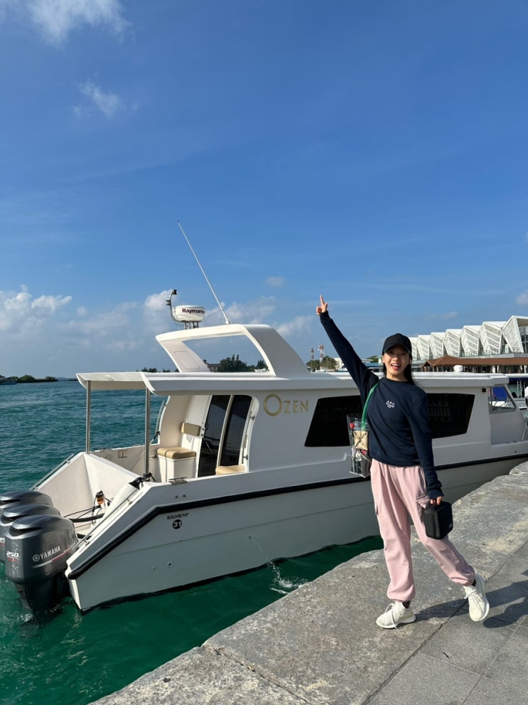  [신혼여행05] 몰디브 오젠라이프마두 1일차 / 스피드보트, 얼스빌라위드풀, 룸믹스, 할로윈파티