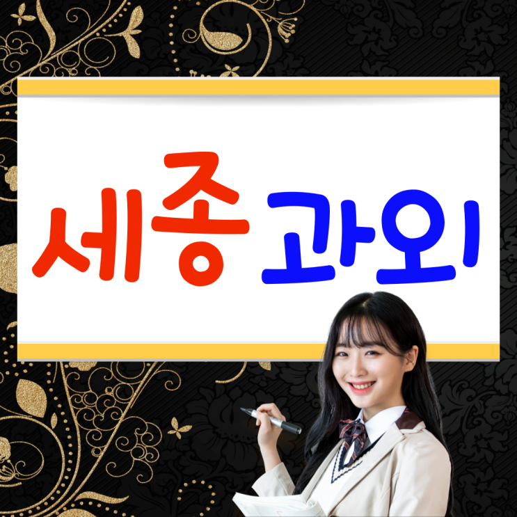  세종 새롬동 중등 수학과외 한솔동 영어과외 고등 국어 과학