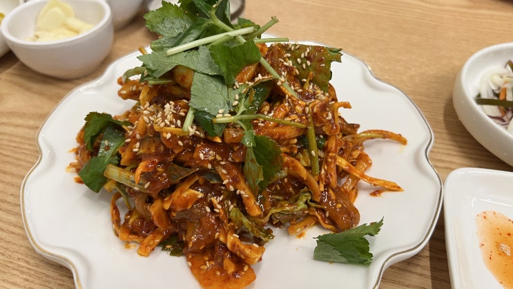  인천대입구역 소주안주로 좋은 생멸치 요리