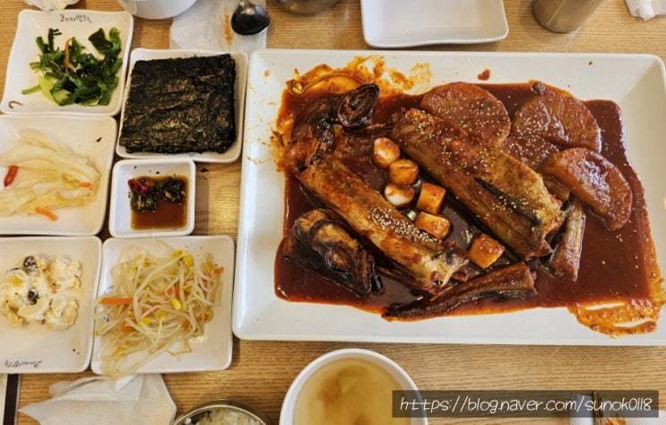  일산 가로수길 맛집 코다리밥도둑 코다리조림 해물파전