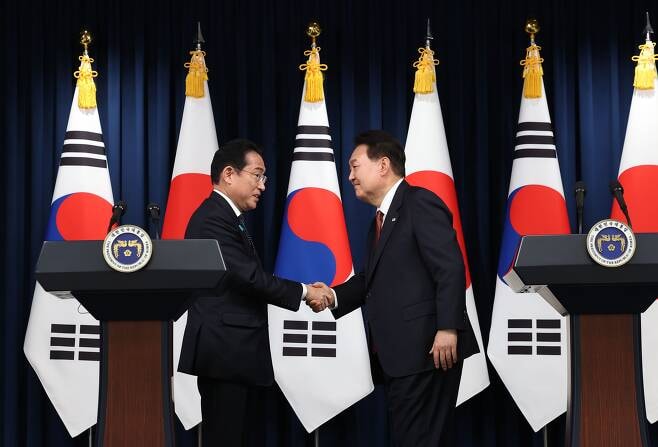 <b>기시다 일본 총리</b>의 방한, 후쿠시마 오염수 방류 관련
