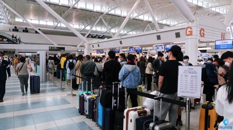 후쿠오카 공항 출국 후기 : 에어부산, 에어서울 타실 분 체크하세요 (BX155 탑승 후기)