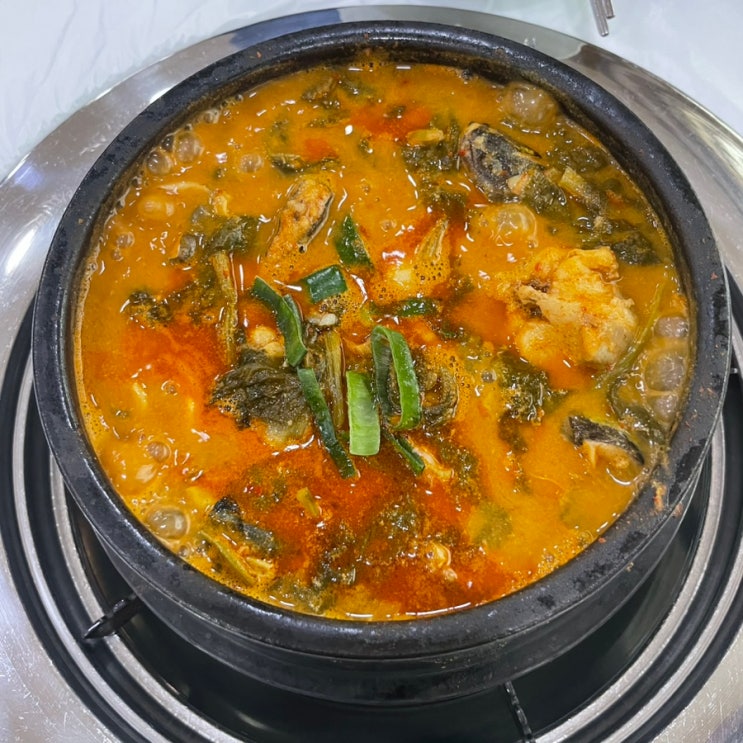  [광주/송정시장]송정역 근처 보양식집,추령천순창민물매운탕:삼합탕(메기+빠기+참게)