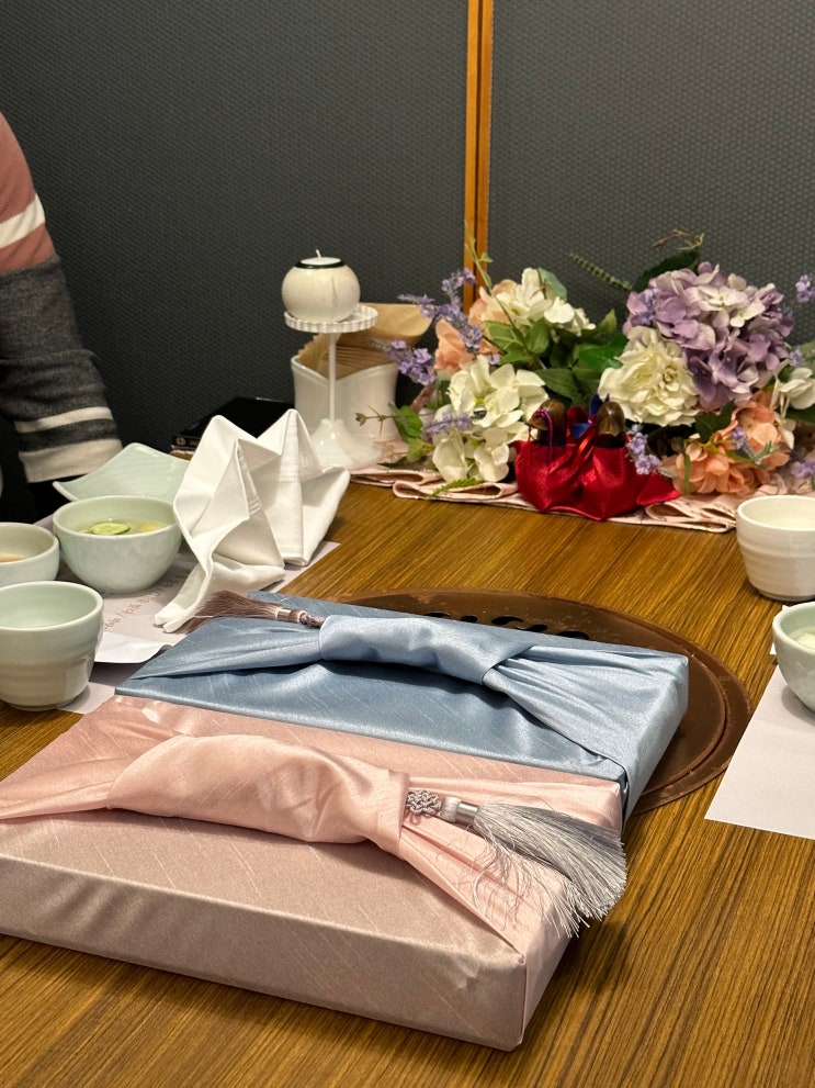  [wedding -#4]  인천 송도 백제원 , 상견례 하다 (상견례 선물, 더 정담 도라지 정과 세트)