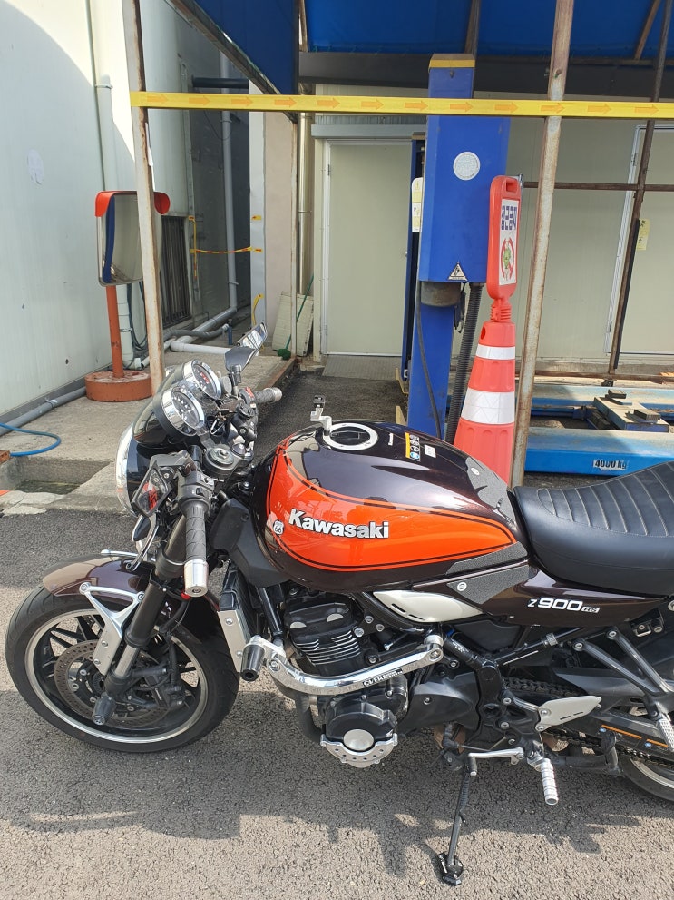  Z900RS 2019 - 짭K-Factory 머플러 구조변경 완료