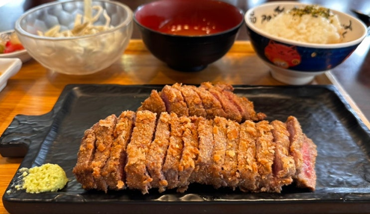 부평역 맛집 겉바속촉 매력의 고베규카츠