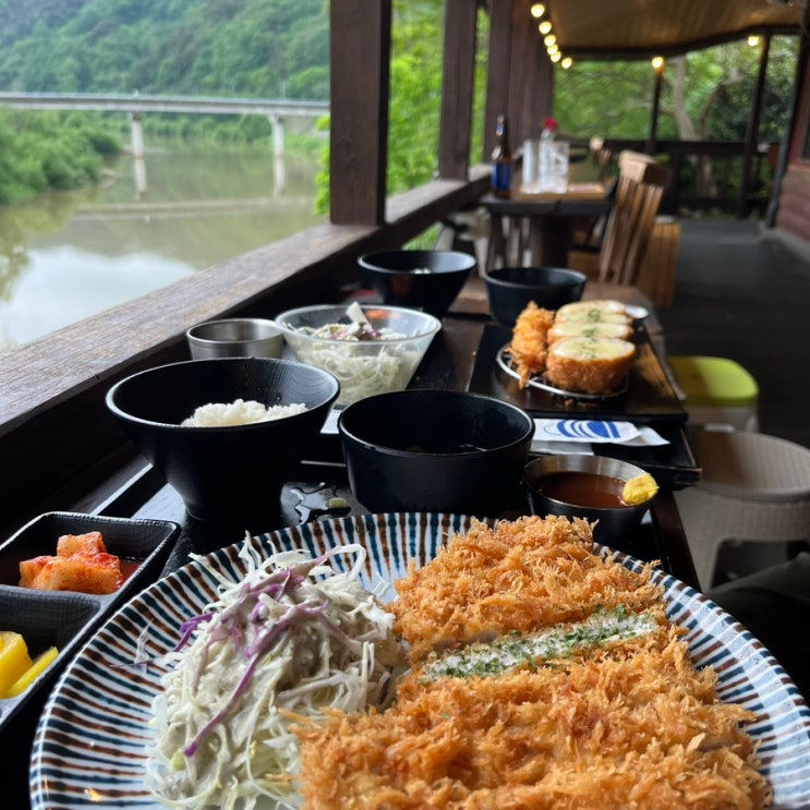  전남 곡성 맛집 돈까스 맛집 섬진강 뷰 곡성의 연돈 지리산가는길