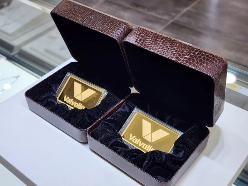 회사 20주년 창립기념일 선물 10돈 기업로고 골드바 37.5g 50mm*35mm