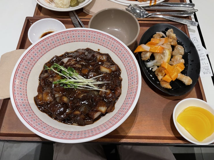  [이대서울병원 푸드엠파이어 푸드코트] 남산왕돈까스 & 리틀싱카이 / 돈까스와 짜장면 레몬탕수육 먹은 후기 / 내돈내산 / 솔직후기