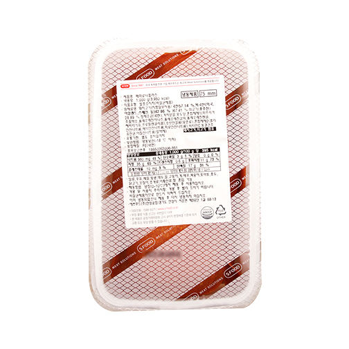  에쓰푸드 자이언트 페파로니 1kg 샌드위치 햄버거 피자토핑 슬라이스햄