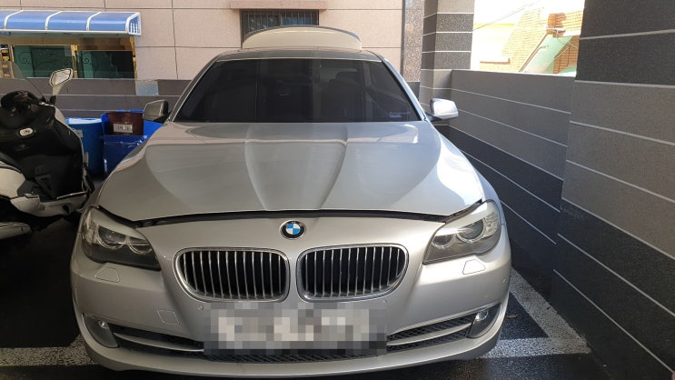  BMW 528i[F10] 배터리 부산 밧데리 출장 교체