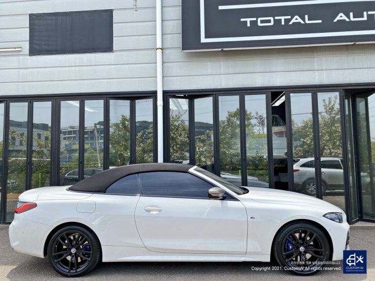  BMW M440i 컨버터블 19인치 792M 블랙 유광 휠도색