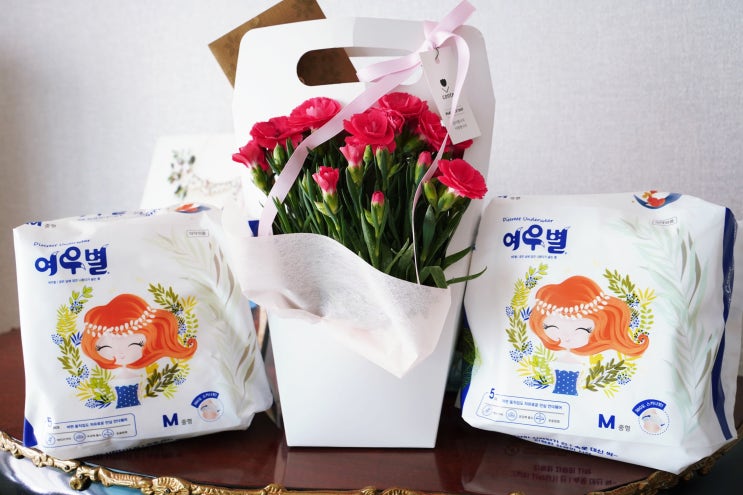  입는 팬티형 생리대 오버나이트 여우별