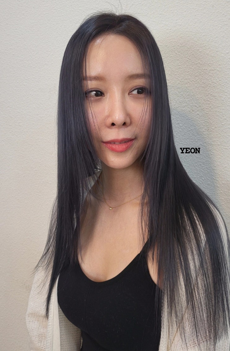  송파헬리오시티잠실 미용실 여자 지수 슬릭 히메컷/여름 쿨톤 애쉬바이올엣 톤다운 염색 연디자이너 연쌤