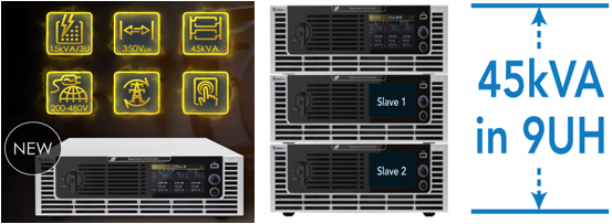  REGENERATIVE GRID SIMULATOR Model 61815  Compliant :SAE J1772(AC level 1,2), QC/T 895,V2G,V2L,V2H