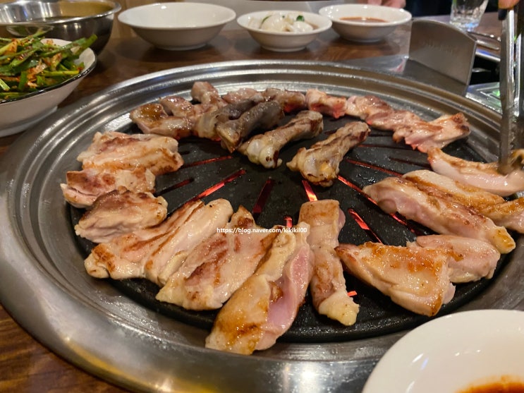 블로그 포스팅후 재방문하면 2인메뉴를 제공해주는 화성 병점 숯불닭갈비 맛집 만덕숯닭92