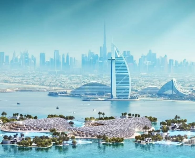 세계 최대 인공 산호초: 두바이 VIDEO: The 77-square-mile 'floating living lab' underway in Dubai