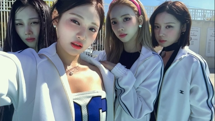 aespa's 'Spicy' MV Fashion: Karina's Outfit, Celine Triomphe Jacket & Jersey Worn by Members, Price Info