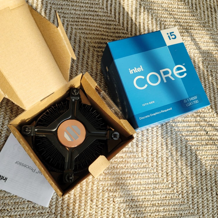  게이밍PC CPU추천, 인텔13세대 i5 인텔정품CPU!