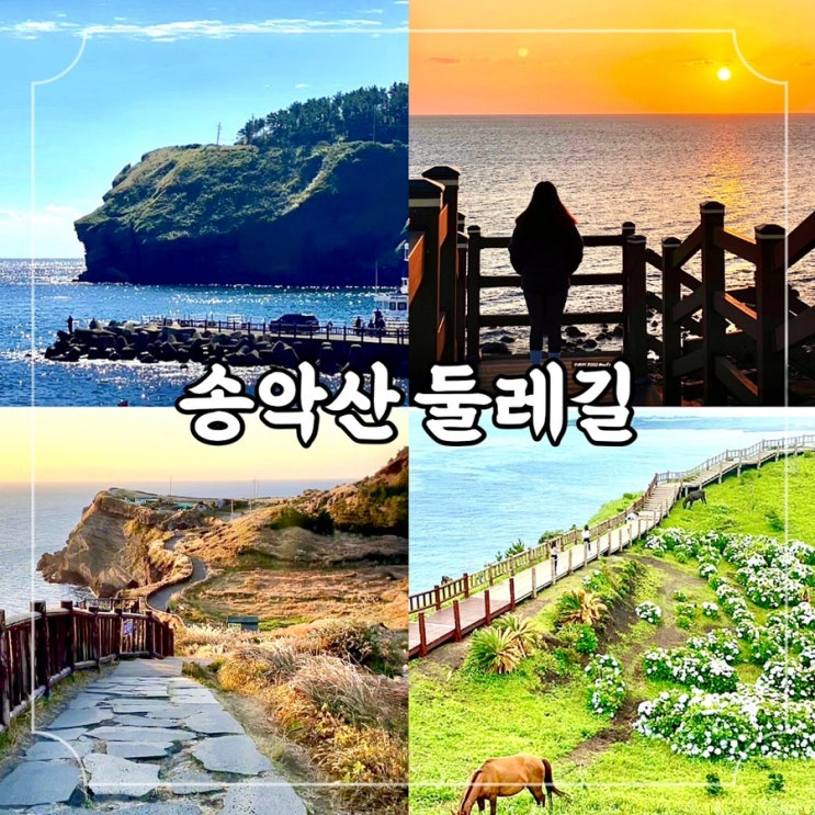 제주도 서쪽 여행 서귀포 남녀노소 걷기 좋은 일출 명소 송악산 둘레길