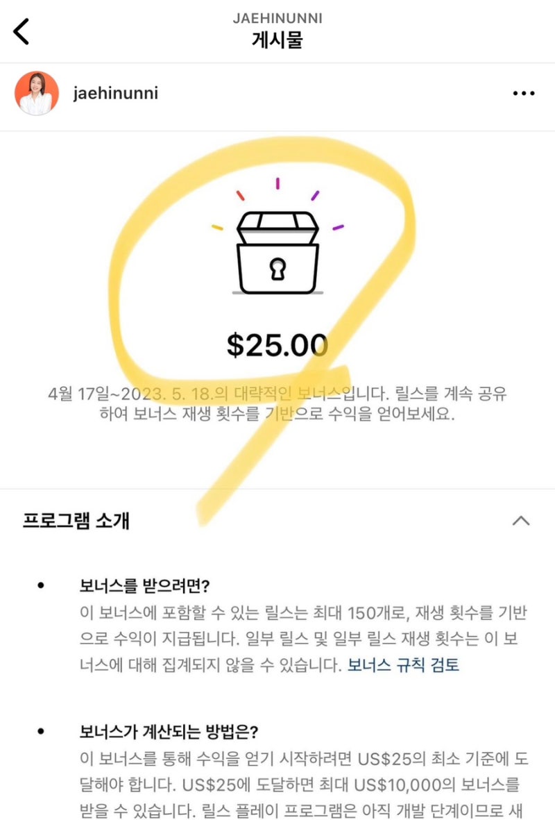 인스타그램 릴스 수익화 보너스 프로그램 승인 과정은? : 네이버 블로그