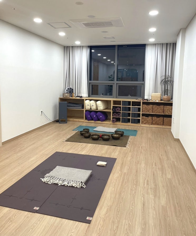  [광교 소규모 요가] 미쁨 요가 개인 레슨 체험기(+ 임산부 요가, 개인레슨, 싱잉볼, 톡센, 타이테라피, 주차)