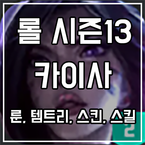 카이사 룬, 템트리, 스킨 공략 카이사 룬, 템트리, 스킨 공략