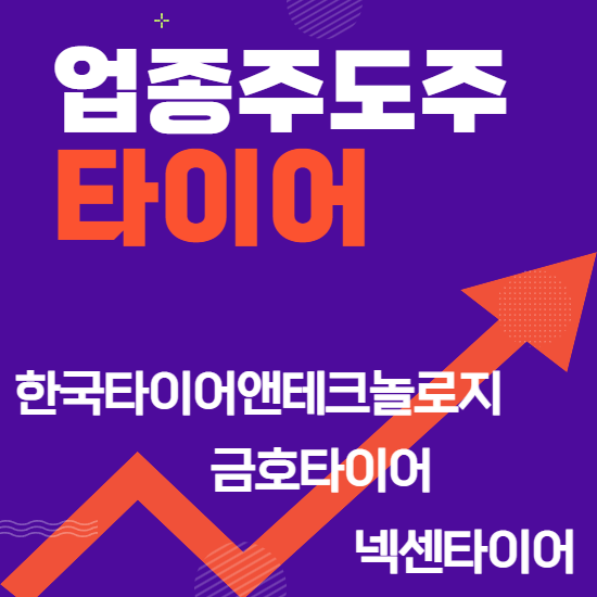 업종주도주 - 타이어(한국타이어,금호타이어,넥센타이어주식 주가분석 및 전망)